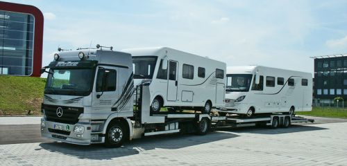 Vehicle transportation for Hymer GmbH & Co. KG